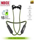 NBOX THUNDER 15 HOURS MUSIC PLAYBACK IPX4 4D BASS SPORT Bluetooth headphone / Bluetooth earphone Magnetic bluetooth Green