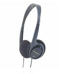 Panasonic RP HT010GU K Over Ear Wired Headphone With Mic Black