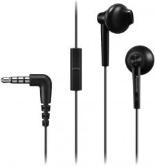 Panasonic RP TCM50 In Ear Wired Earphones With Mic Black