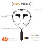 Psytech 4D Bass Magnetic Series Neckband Wireless With Mic Headphones/Earphones