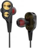 PTron Boom 2 4D Neckband Wired With Mic Headphones/Earphones