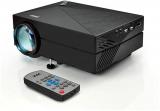Pyle Mini Video Projector 1080p Full HD Multimedia LED Cinema System for Home Theater, Office Conference Presentations w/ Keystone