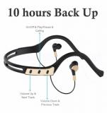 REBORN HIGH QUALITY AND 10 HRS BACKUP Neckband Wireless With Mic Headphones/Earphones