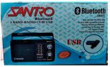 Santro Bluetooth 5 Band radio cum usb 5 Band FM Radio Players