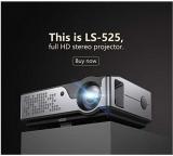 See Good LS 525 6800 Lumen 3D LCD Projector 1920x1080 Pixels