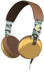 Skullcandy S5GRHT 492 Grind 2.0 On Ear Headphone Camo Brown and Gold