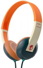 Skullcandy S5urht 494 Over Ear Wired Headphone With Mic Orange