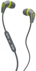 Skullcandy Wired In the ear Headphones & MicsGray/Hot Lime