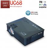 Smart Products UNIC UC68 WIFI/HDMI LED Projector 1920x1080 Pixels