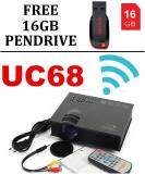 Smart Products UNIC UC68 WIFI/USB LED Projector 1920x1080 Pixels