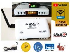 Solid HDs2 6363 Set Top Box with Super Wifi Adapter Streaming Media Player