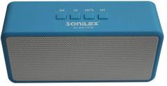 Sonilex SL BS72 FM USD/ SD Player Call Attending Option Bluetooth Speaker Blue