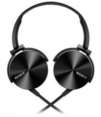 Sony MDR XB450AP Over Ear Wired Without Mic Headphone Black