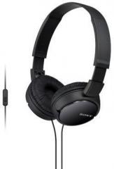 Sony Mdr zx110ap Zx Series Extra Bass Smartphone Headset With Mic Black
