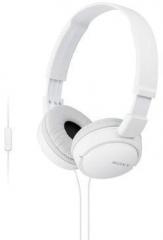 Sony Mdr zx110ap Zx Series Extra Bass Smartphone Headset With Mic White