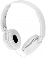 Sony MDR ZX110 Over Ear Wired Without Mic Headphone White