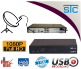 STC Free to air DTH HD Set top box with remote Control Streaming Media Player