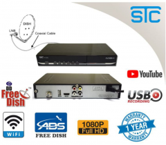 STC Mpeg 4 Free To Air DVB S2 WiFi Set Top Box H 101 Multimedia Player