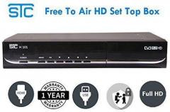 STC STB DVB TV set top box with HD FTA H 101 Multimedia Player