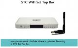 STC WiFi DTH DD Free Dish MPEG 4 HD Set Top Box H 500 + Dual USB Port + Unlimited Recording + WiFi Receiver