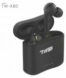TIITAN TW X80 In Ear Wireless With Mic Headphones/Earphones
