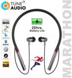 TUNE AUDIO MARATHON 20 HOURS MUSIC PLAYBACK 4D BASS Neckband Wireless With Mic Headphones/Earphones
