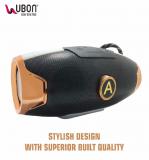UBON A102 ACTIVE Multimedia Subwoofer System Big Sound Boomers Lightweight Portable/FM Radio/SD Card/Disco LED Light Bluetooth Speaker