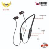 UBON Bt 5100 BLACK COLOUR BLUETOOTH Neckband Wireless With Mic Headphones/Earphones