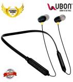 UBON CL125 BLACK COLOUR Neckband Wireless With Mic Headphones/Earphones