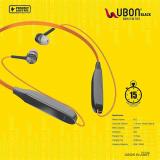 UBON CL 5450 HIGH BASS IN EAR BLUETOOTH 5.0 NECKBAND 15 Hours Playback time Quick charger with mic stereo sound, Magnetic Earbuds for sports, gym and Travelling.