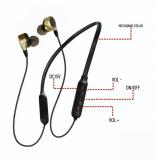 UDDO BT7055 BLACK COLOUR BLUETOOTH Neckband Wireless With Mic Headphones/Earphones