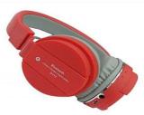 UnV Bluetooth Headphone SH12 Red Over Ear Wireless With Mic Headphones/Earphones