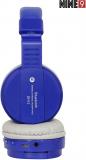 Vali sh 12 bluetooth headset Over Ear Wireless With Mic Headphones/Earphones BLUE color