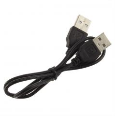 WowObjects 10pcs High Quality Black 0.5m USB 2.0 Male To Male M/M Extension Connector Adapter Cable Cord Wire hot new