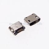 WowObjects 50pcs Long PIN 5.9mm two dip feet Micro 5P USB Jack Connector micro usb female socket For Tablet PC phone