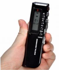 WowObjects Black 4GB USB Pen Digital Voice Recorder Voice Activated Digital Audio Voice Recorder Mp3 player Dictaphone gravador