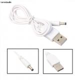 WowObjects DC 3.5mm x1.35mm Female to USB Type A Male Adapter Power Cable 100CM Charging Adapter Factory Price