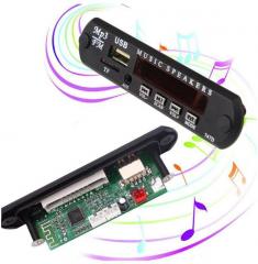 WowObjects DC5V Car Vehicles MP3 WMA Decoder Board Audio Module USB FM TF Radio For Car MP3 Accessories