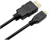 WowObjects MICRO TO HDMI CABLE For Sony HDR AS10 HDR AS15 Action Cam Camcorder Microsoft Surface 2 RT BlackBerry Playbook Z10 Z3