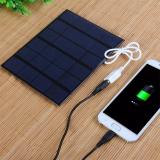 WowObjects Solar Panel 6V 3.5W High Efficiency Mini Solar Panel Module Solar Charger for Phone Mp3 Mp4 Pad Tablet USB Multimedia