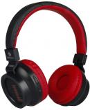 Zebronics Zeb Bang Over Ear Wireless With Mic Headphones/Earphones Red