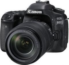 Canon 80D DSLR Camera Body with Single Lens: 18 135 IS USM