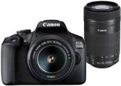 Canon EOS 1500D DSLR Camera 1 Camera Body, 18 55 mm Lens, 55 250 mm Lens, Battery, Battery Charger, USB Cable