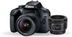 Canon EOS 3000D DSLR Camera Dual Kit with 18 55 mm + 50mm 1.8 STM lens