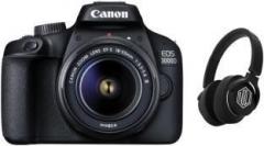Canon EOS 3000D DSLR Camera Single Kit with 18 55 Lens and Starboy Headphone