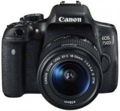 Canon EOS 750D DSLR Camera Body with Single Lens: 18 55mm
