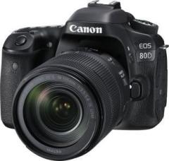 Canon EOS 80D DSLR Camera Body with 18 135 mm Lens