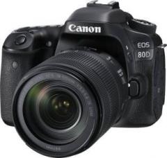 Canon EOS 80D DSLR Camera Body with Single Lens: 18 135 IS USM