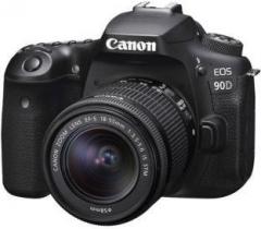 Canon EOS 90D DSLR Camera Body with Single Lens 18 55 mm IS STM