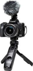 Canon EOS M50 Mark II Vlogger Kit Mirrorless Camera EF M 15 45mm Lens